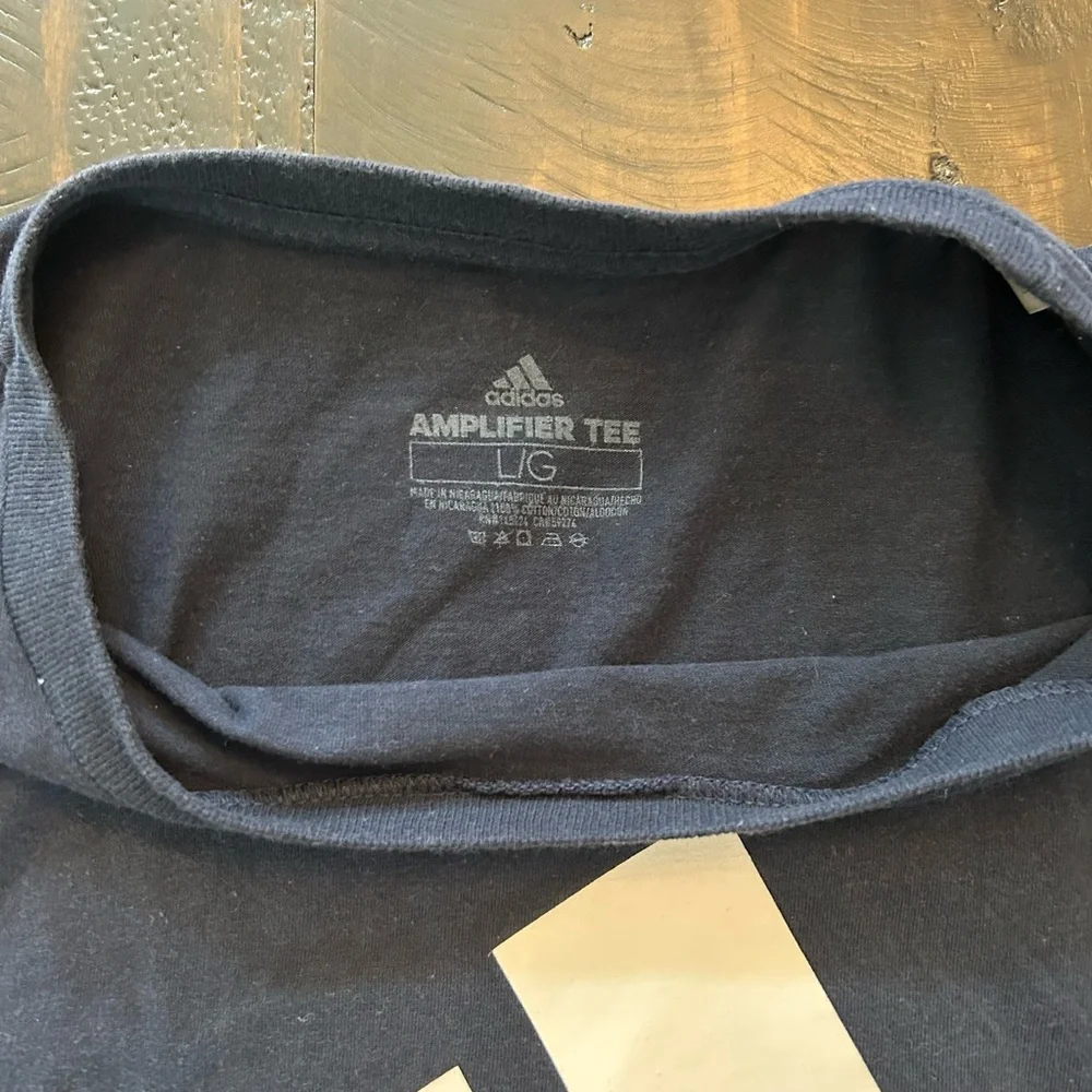 Navy adidas “Amplifier” tee - Picture 3 of 3